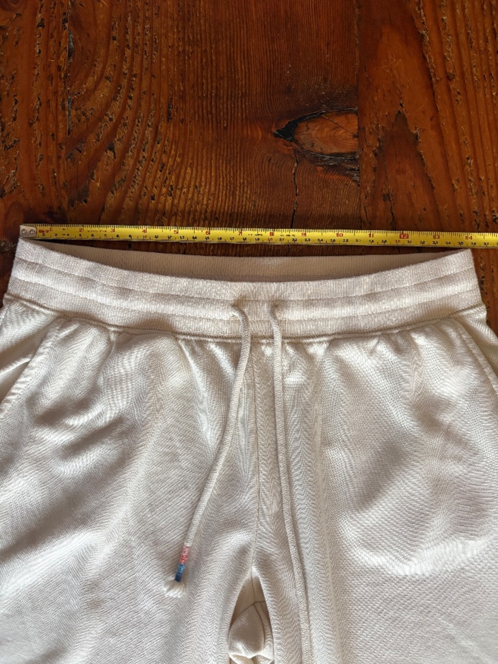 P.J. Salvage Sun Stripe Joggers Size Small Cream Color Pink and Blue - Picture 7 of 9
